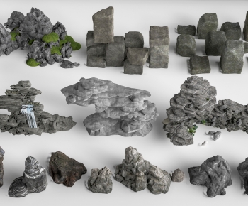 New Chinese Style Rockery Waterscape-ID:533304934