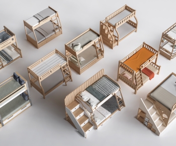 Modern Bunk Bed-ID:999038938
