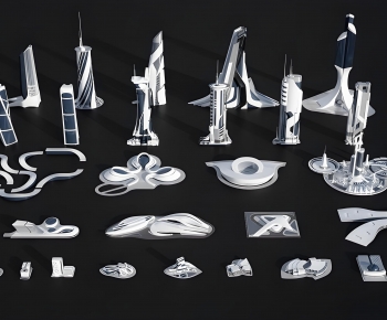 Modern Appearance Of Commercial Building-ID:913480042