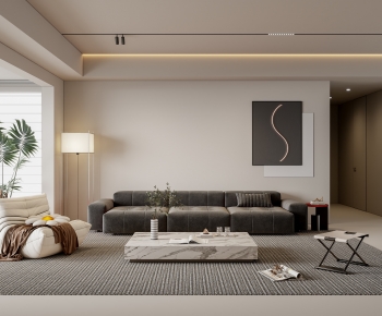 Modern A Living Room-ID:510405062