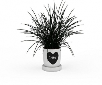 Modern Potted Green Plant-ID:388129001