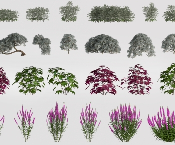 Modern Flowers And Grass-ID:784117947