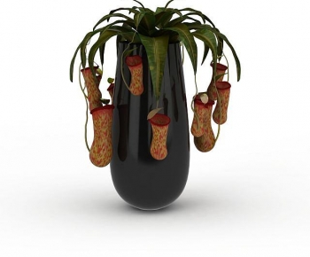 Modern Potted Green Plant-ID:668709993