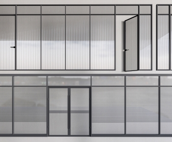 Modern Glass Screen Partition-ID:951684004
