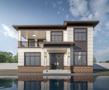 New Chinese Style Detached Villa-ID:738344915