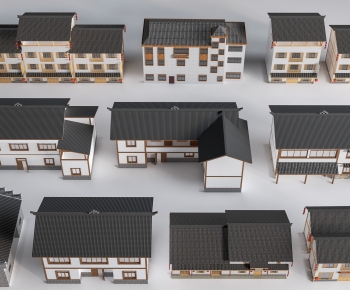 New Chinese Style Residential Building-ID:628082048