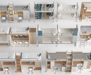 Modern Bunk Bed-ID:870908021