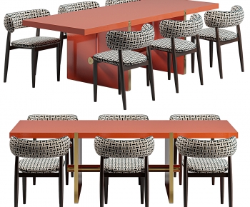 Modern Dining Table And Chairs-ID:463560109