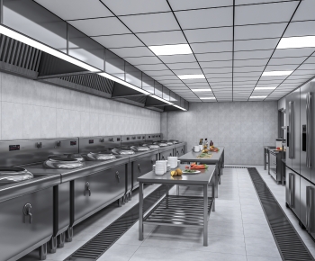 Modern Central Kitchen-ID:487511213