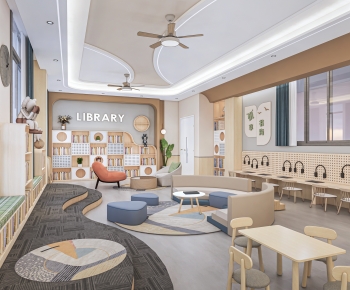 Modern Children's Reading Room-ID:761089099