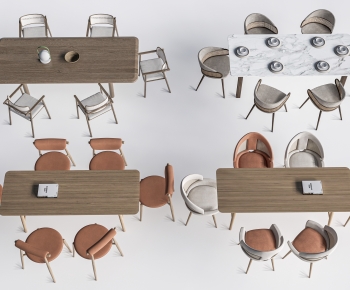 Modern Dining Table And Chairs-ID:847912076