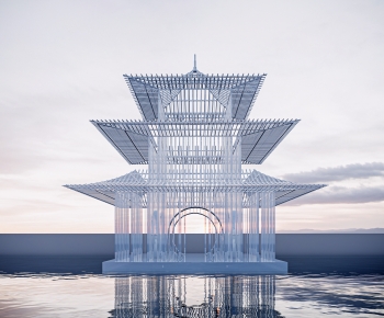 New Chinese Style Tower-ID:908874039