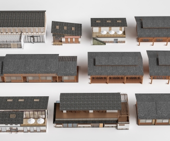 New Chinese Style Appearance Of Commercial Building-ID:117139899