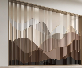 New Chinese Style TV Wall-ID:577359915