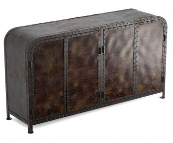 Industrial Style Side Cabinet-ID:189989098