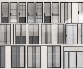 Modern Sliding Door-ID:619071968