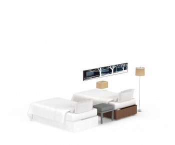 Modern Single Bed-ID:633291017