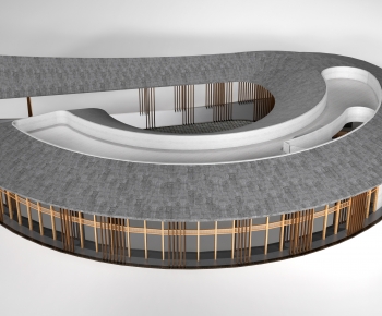 New Chinese Style Architecture Of Artistic Style-ID:660150058