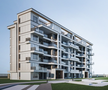 Modern Residential Building-ID:519711971