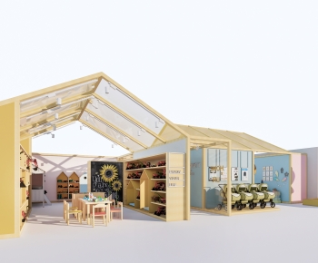 Modern Exhibition Hall-ID:257826094