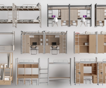 Modern Bunk Bed-ID:532315976