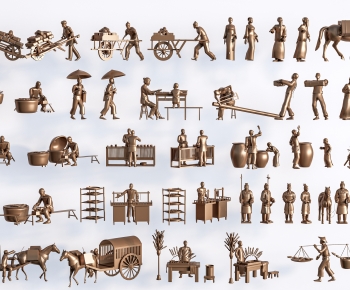 Modern Sculpture Sketch-ID:914475925