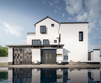 New Chinese Style Detached Villa-ID:975447896
