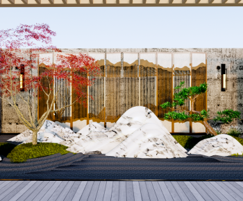 Japanese Style Courtyard/landscape-ID:186550622
