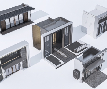 Modern Facade Element-ID:559374097