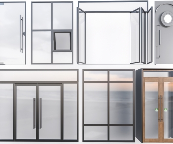 Modern Double Door-ID:498020669