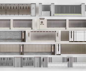 Modern Fence-ID:786346916