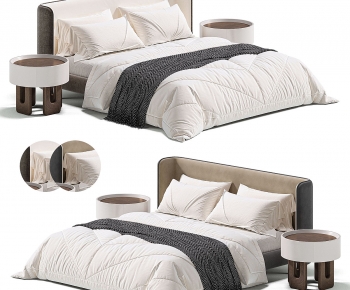 Modern Double Bed-ID:848084937