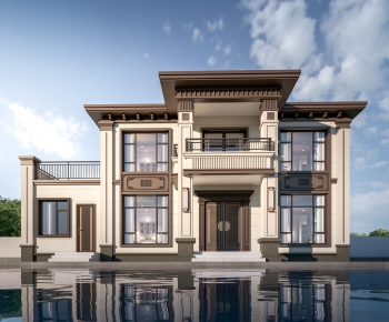 New Chinese Style Detached Villa-ID:320971975