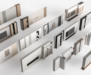 Modern TV Wall-ID:326437956