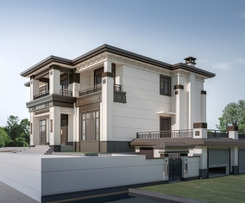 New Chinese Style Detached Villa-ID:252995016