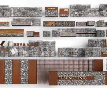 New Chinese Style Landscape Wall-ID:604981901