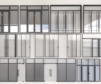 Modern Sliding Door-ID:709702018