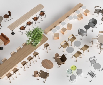 Modern Dining Table And Chairs-ID:736916077