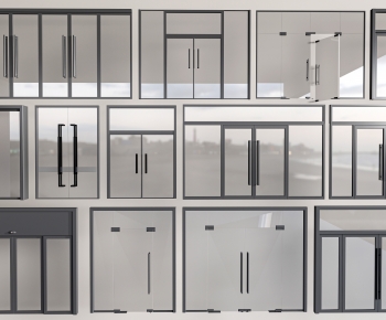 Modern Double Door-ID:364899626