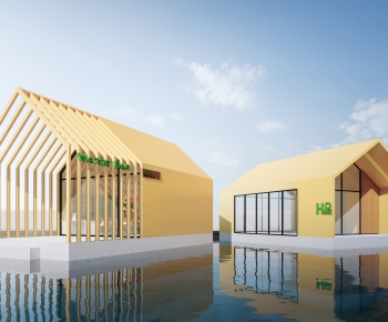 Modern Building Appearance-ID:208314904