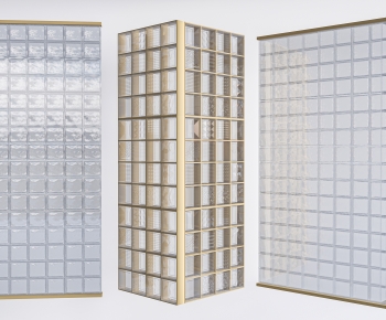 Modern Glass Screen Partition-ID:399199968
