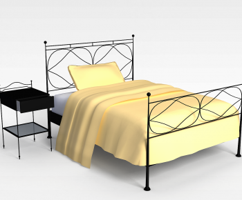 Modern Single Bed-ID:505687004