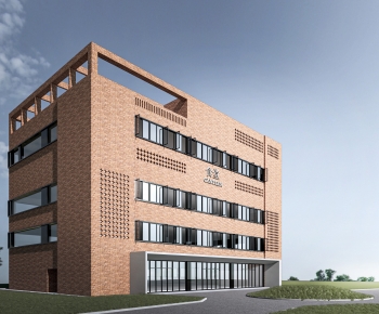 Modern School Building-ID:608370398