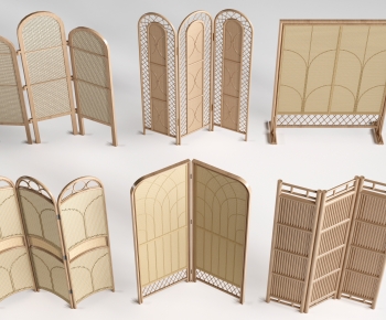 Modern Wooden Screen Partition-ID:235580927