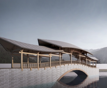 Chinese Style Bridge-ID:949659322