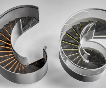 Modern Rotating Staircase-ID:321685085