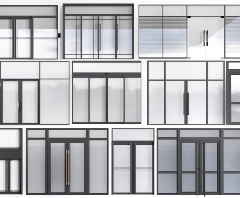 Modern Double Door-ID:804903989