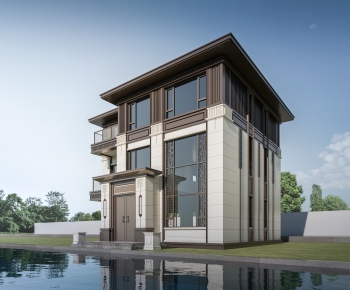 New Chinese Style Detached Villa-ID:130630978