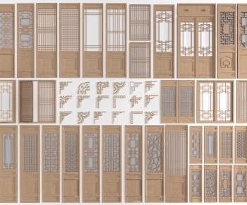 New Chinese Style Door-ID:351720091