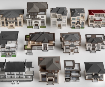 Simple European Style Detached Villa-ID:728321084